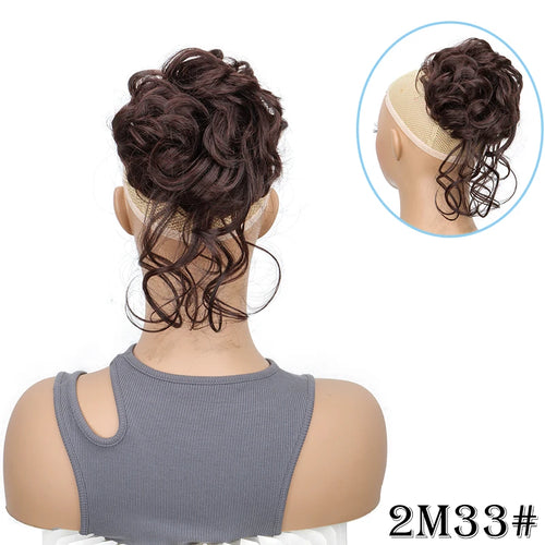 LuxeBun™ Messy Hair Bun – Elastic Chignon Updo Extension for Effortless Everyday Style