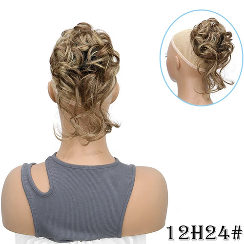 LuxeBun™ Messy Hair Bun – Elastic Chignon Updo Extension for Effortless Everyday Style