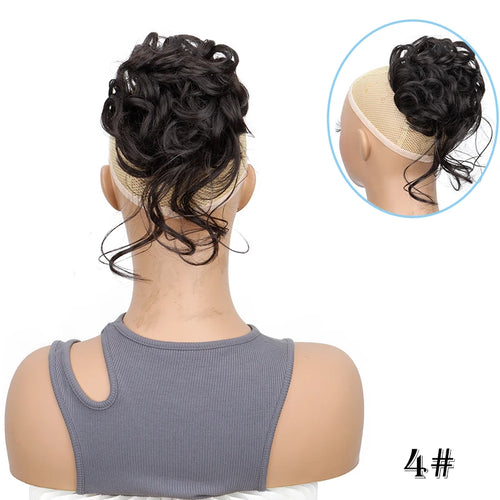 LuxeBun™ Messy Hair Bun – Elastic Chignon Updo Extension for Effortless Everyday Style
