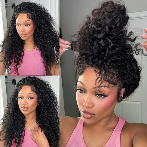 alt="Geeta 13x4 13x6 transparent lace front human hair wig 360 lace frontal Brazilian 4x4 5x5 closure for black women"