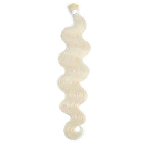 26-Inch Colorful Body Wave Hair Bundles – 613 Piano Blonde Synthetic Hair for Women