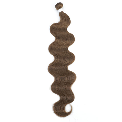 26-Inch Colorful Body Wave Hair Bundles – 613 Piano Blonde Synthetic Hair for Women