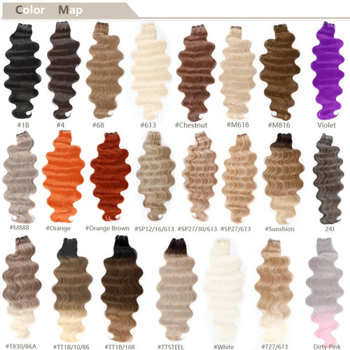 Magica™ Brown M816 Body Wave Hair Bundles – 30” Synthetic Extensions