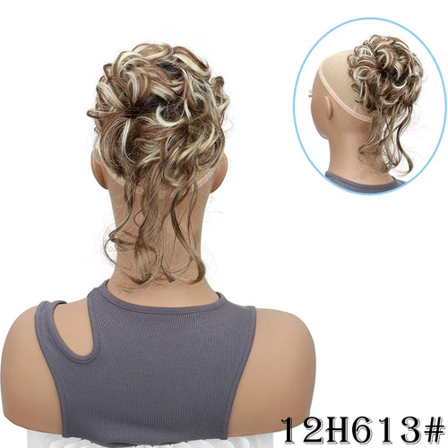 LuxeBun™ Messy Hair Bun – Elastic Chignon Updo Extension for Effortless Everyday Style