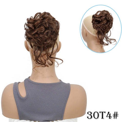 LuxeBun™ Messy Hair Bun – Elastic Chignon Updo Extension for Effortless Everyday Style