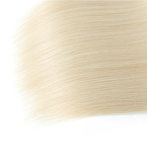 Straight Hair Bundles – Brown & Blonde Heat-Resistant Synthetic Extensions for Women