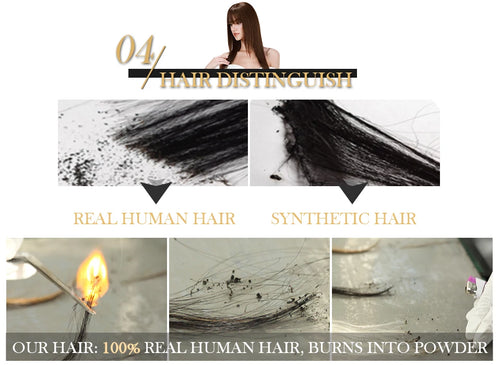 Rich Choices Clip In Air Bang Natural Human Hair French Bangs Invisible Edgeless Replacement Fringe Forehead Hairline For Women
