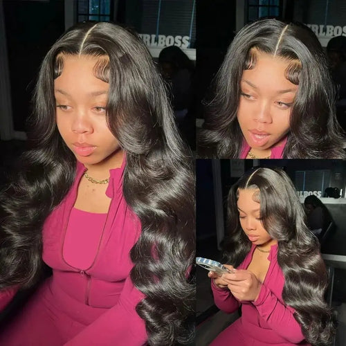Cur Wig Body Wave 360 Full Lace Front Wig Human Hair Pre Plucked 13x4 HD Lace Frontal Remy Curly Hair Wig Brazilian For Women