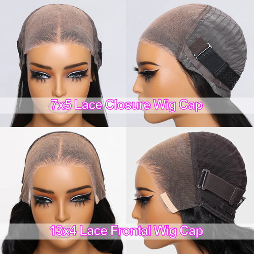 UNice Hair Pre Everything 7x5 13x4 Yaki Straight Wig Pre Plucked Pre Cut Pre Bleached Glueless Wig Human Hair Ready To Wear 150%