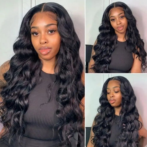 Cur Wig Body Wave 360 Full Lace Front Wig Human Hair Pre Plucked 13x4 HD Lace Frontal Remy Curly Hair Wig Brazilian For Women