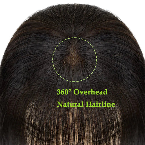 Rich Choices Clip In Air Bang Natural Human Hair French Bangs Invisible Edgeless Replacement Fringe Forehead Hairline For Women