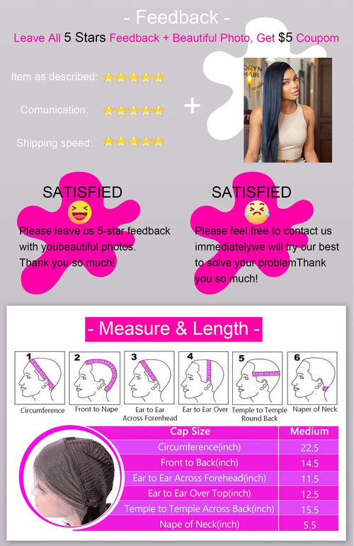 Body Wave 360 HD Full Lace Front Wigs Human Hair Pre Plucked Glueless Wig Invisible Drawstring 100% Brazilian Virgin Human Hair