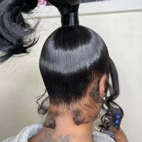 Cur Wig Body Wave 360 Full Lace Front Wig Human Hair Pre Plucked 13x4 HD Lace Frontal Remy Curly Hair Wig Brazilian For Women