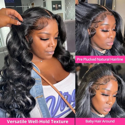 Cur Wig Body Wave 360 Full Lace Front Wig Human Hair Pre Plucked 13x4 HD Lace Frontal Remy Curly Hair Wig Brazilian For Women