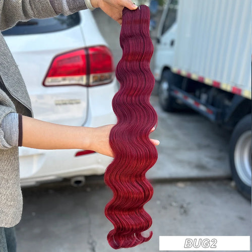 Magica™ Brown M816 Body Wave Hair Bundles – 30” Synthetic Extensions