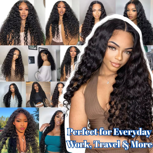 alt="Geeta 13x4 13x6 transparent lace front human hair wig 360 lace frontal Brazilian 4x4 5x5 closure for black women"