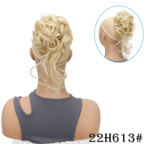 LuxeBun™ Messy Hair Bun – Elastic Chignon Updo Extension for Effortless Everyday Style