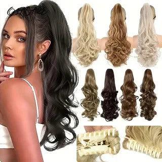 Natural-Synthetic Ponytails
