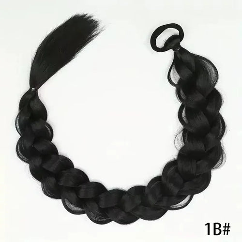24-Inch Synthetic Long Braided Ponytail