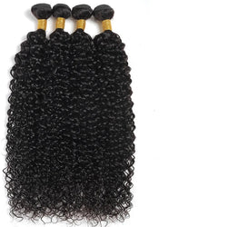 Burmese Afro Kinky Curly Hair Bundles – Deep Water Wave Synthetic Extensions, Full-Volume Hair for Women