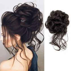 LuxeBun™ Messy Hair Bun – Elastic Chignon Updo Extension for Effortless Everyday Style