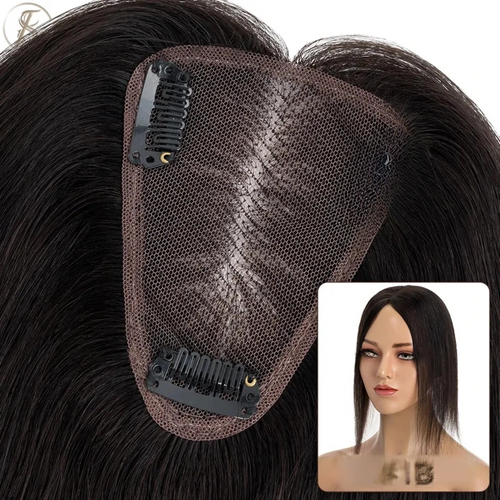 TESS Rajout de Cheveux Naturels pour Femmes – Fait Main 8x10cm