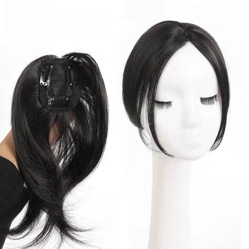 Synthetic Clip-In Bangs – Natural Fringe Topper