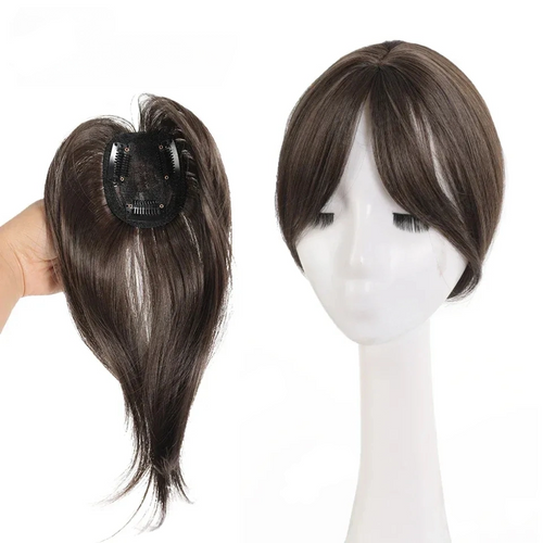 Synthetic Clip-In Bangs – Natural Fringe Topper