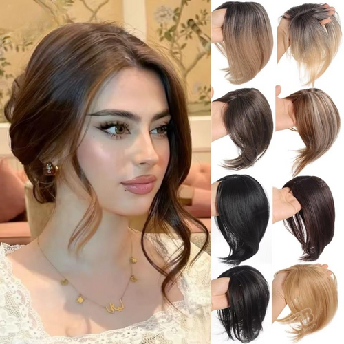 Synthetic Clip-In Bangs – Natural Fringe Topper