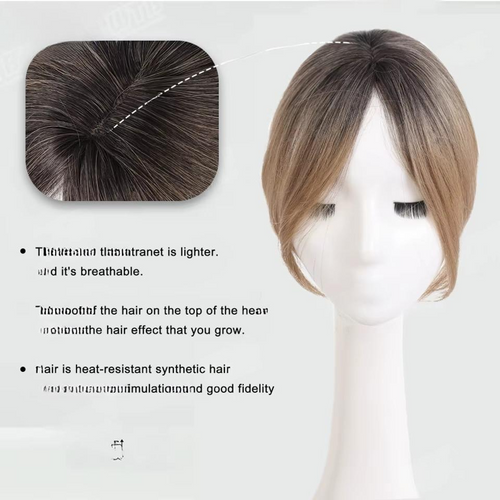 Synthetic Clip-In Bangs – Natural Fringe Topper