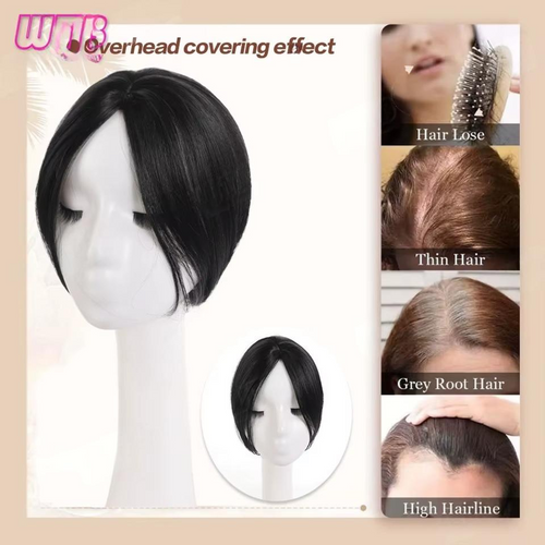 Synthetic Clip-In Bangs – Natural Fringe Topper