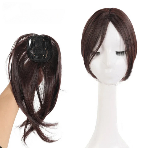 Synthetic Clip-In Bangs – Natural Fringe Topper