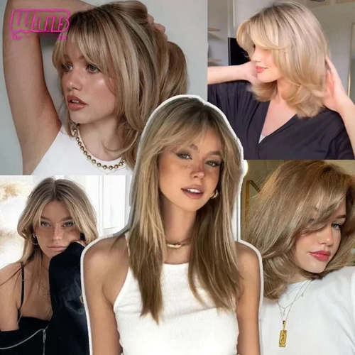 Synthetic Clip-In Bangs – Natural Fringe Topper