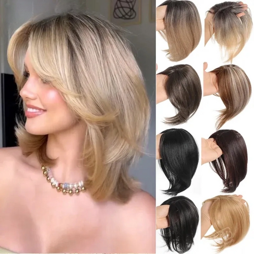 Synthetic Clip-In Bangs – Natural Fringe Topper