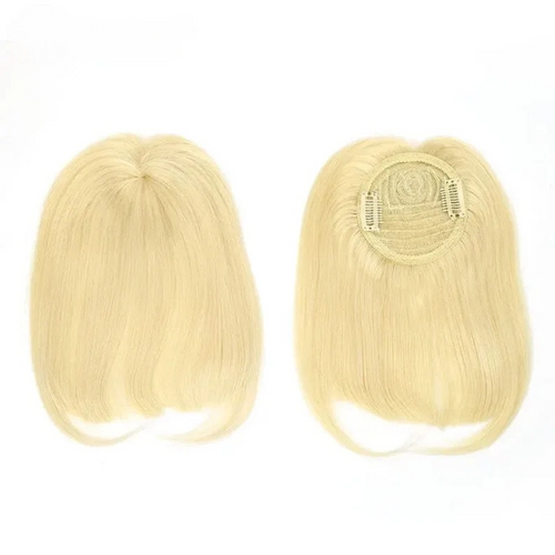 Straight Clip-In Human Hair Bangs – 100% Remy Fringe