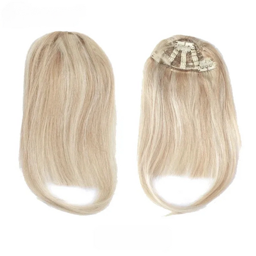 Straight Clip-In Human Hair Bangs – 100% Remy Fringe