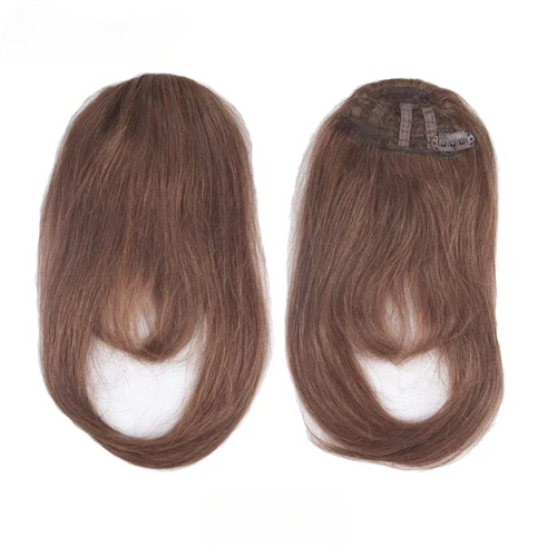 Straight Clip-In Human Hair Bangs – 100% Remy Fringe