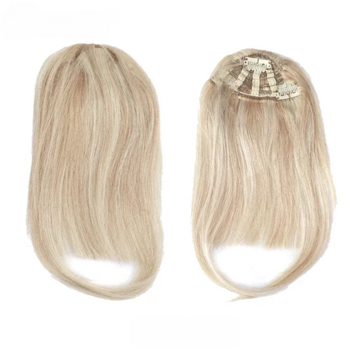 Straight Clip-In Human Hair Bangs – 100% Remy Fringe