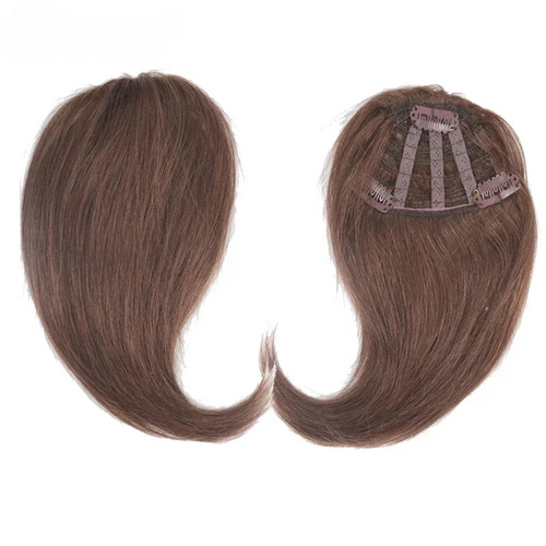 Straight Clip-In Human Hair Bangs – 100% Remy Fringe