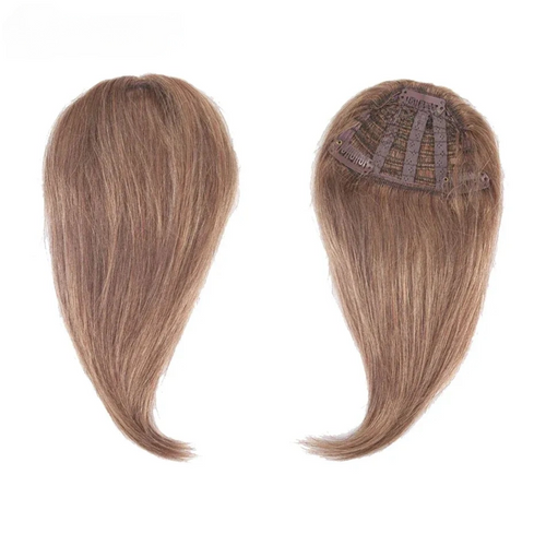 Straight Clip-In Human Hair Bangs – 100% Remy Fringe