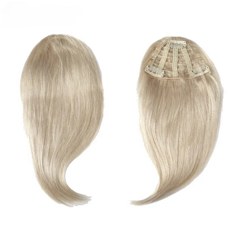 Straight Clip-In Human Hair Bangs – 100% Remy Fringe