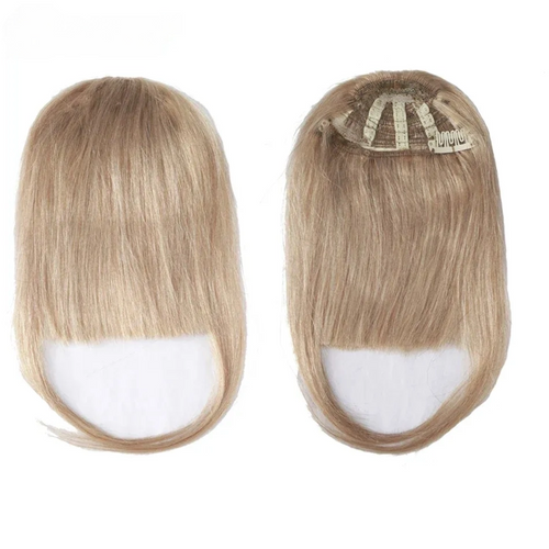 Straight Clip-In Human Hair Bangs – 100% Remy Fringe