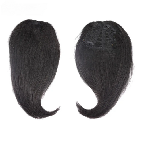 Straight Clip-In Human Hair Bangs – 100% Remy Fringe