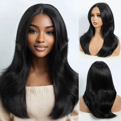 Noble Synthetic Lace Front Wig Straight Bangs Lace Wig 14 Inc Cosplay Ombre Blonde Wigs For Women Lace Wig Synthetic Lace Wig