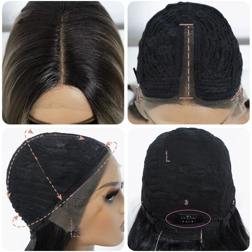 Noble Synthetic Lace Front Wig Straight Bangs Lace Wig 14 Inc Cosplay Ombre Blonde Wigs For Women Lace Wig Synthetic Lace Wig