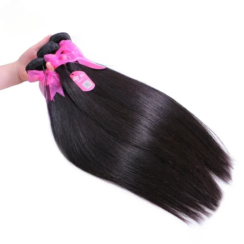 Raw Straight Human Hair Wigs 100% Unprocessed Bundles