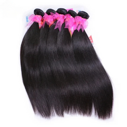 Raw Straight Human Hair Wigs 100% Unprocessed Bundles
