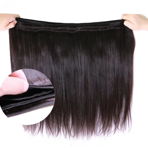 Raw Straight Human Hair Wigs 100% Unprocessed Bundles