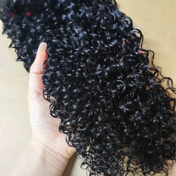 Curly Human Hair Bundles 24 Inch 12A Brazilian Weave