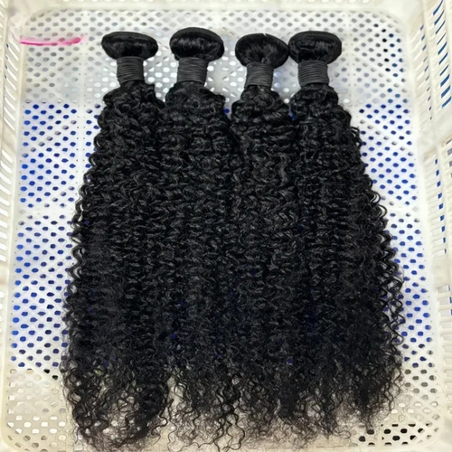 Curly Human Hair Bundles 24 Inch 12A Brazilian Weave